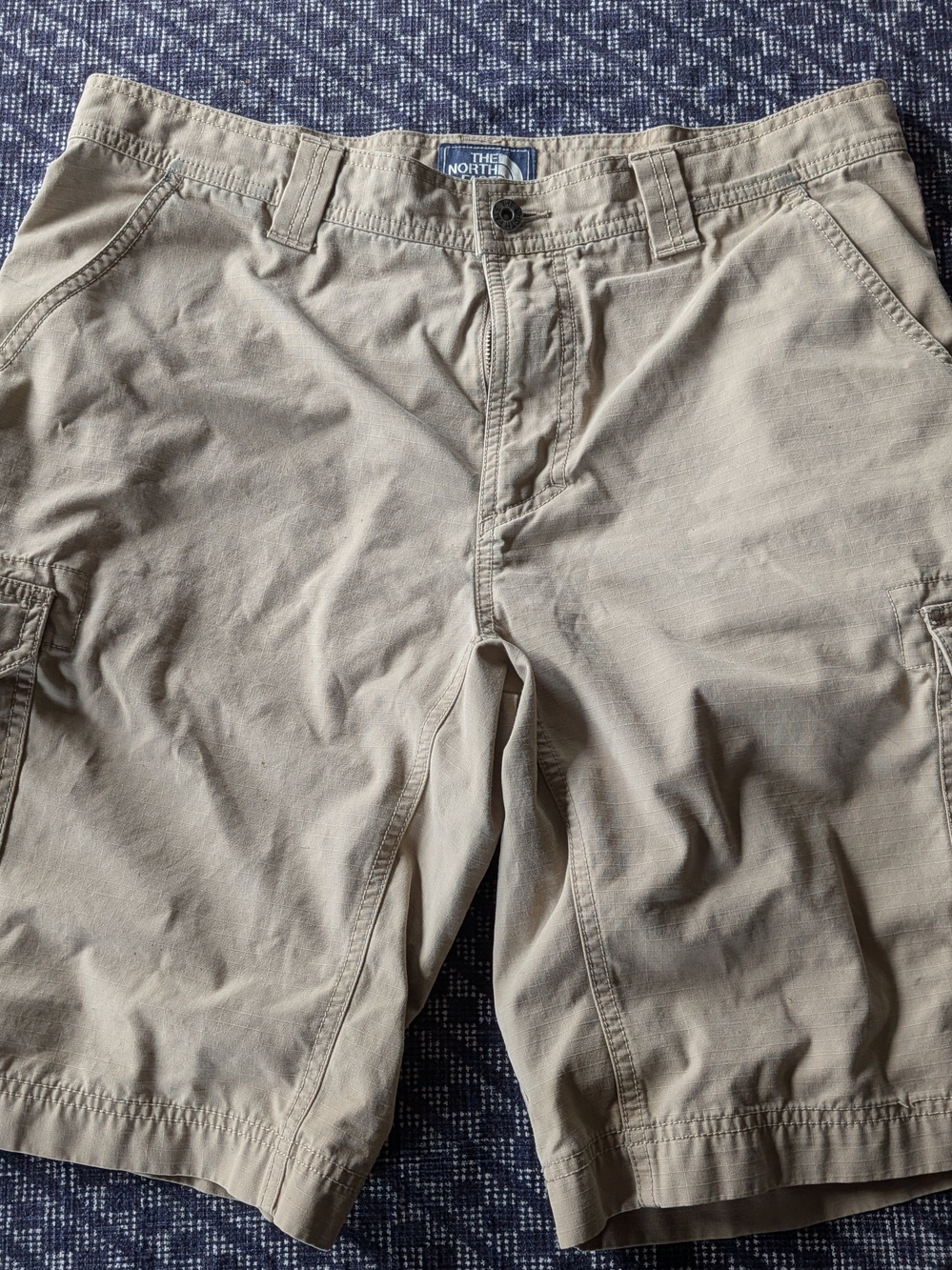 The North Face Men's Ripstop Tan Cargo Shorts